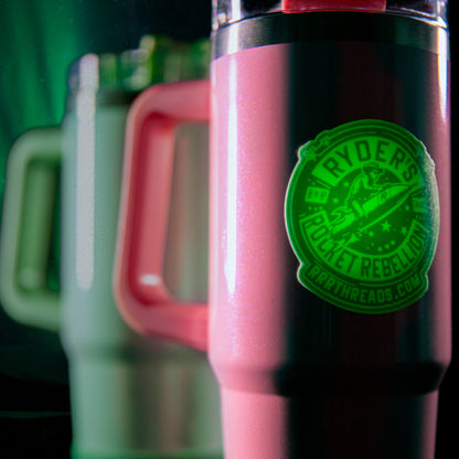 R.R.R. Threads Logo Glowing Sticker