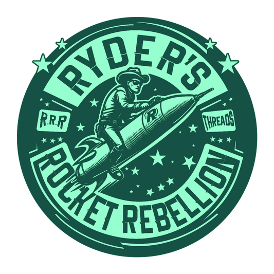 R.R.R. Threads Logo Glowing Sticker