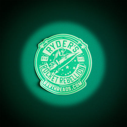 R.R.R. Threads Logo Glowing Sticker