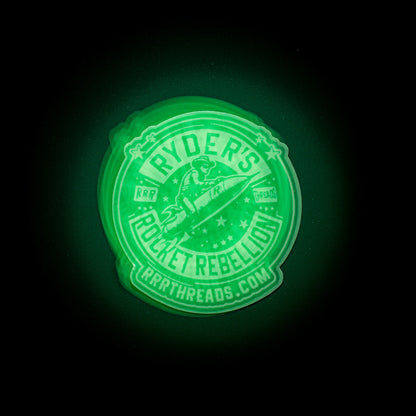 R.R.R. Threads Logo Glowing Sticker